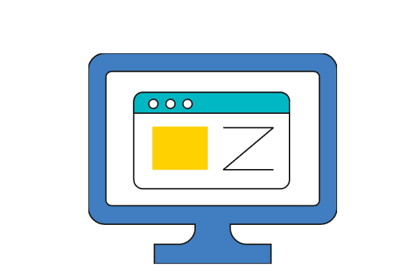 Webサイト制作・パソコンのイラスト
