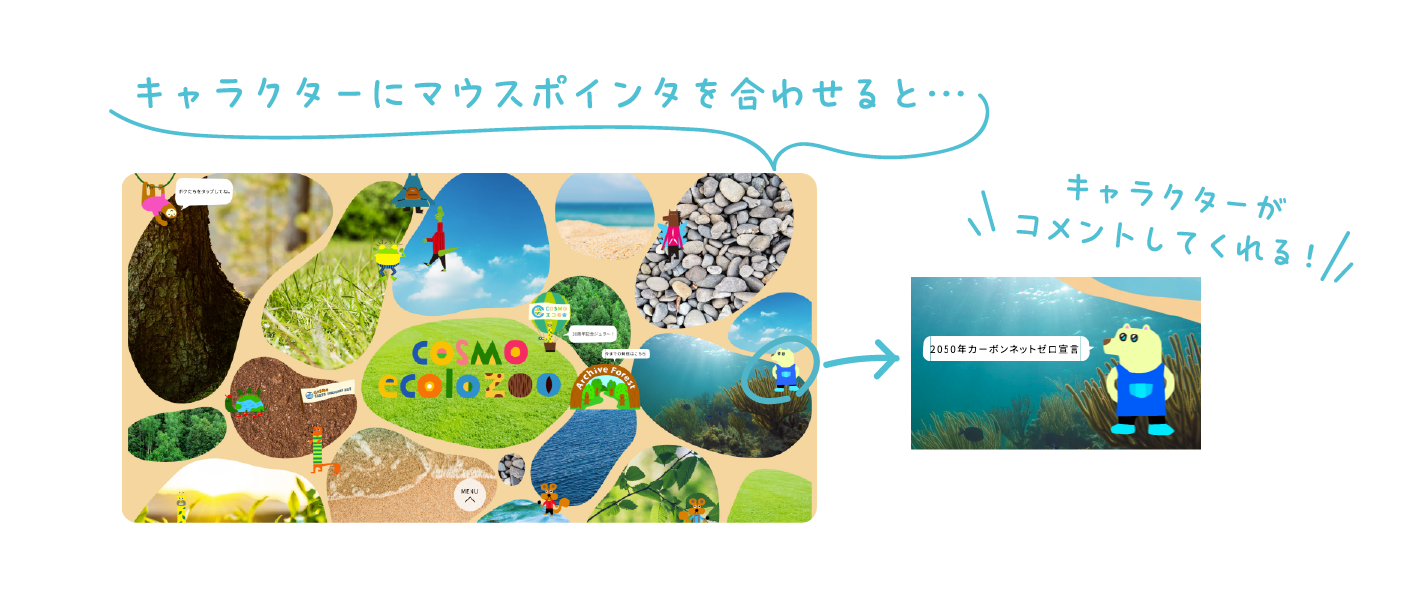 コスモ石油の環境コミュニケーションサイト2